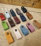 Genuine Leather Hand Made Mini Door Cupboard Drawer Desk Cabinet Pulls