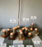 Rustic Birch Bark Candle Holders – Handmade Solid Wood – Select Your Exact Piece