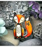 Fox Brooch, Handmade - Image 1