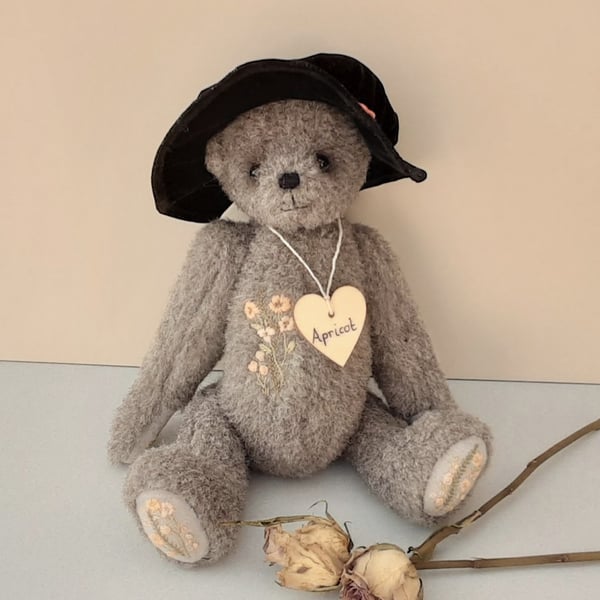 SOLD RESERVED for Lauren, collectable artist bear, unique luxury teddy bear 