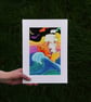 Goldfish Ship Original Art Print - Image 2