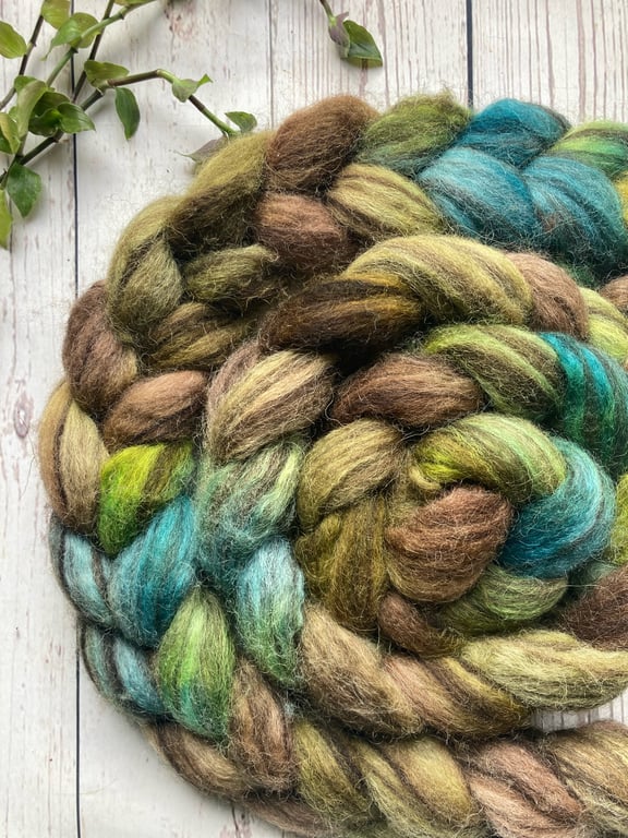 Isles Spinning fibre 100g Warming Earth