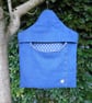 Denim peg bag clothes pins bag reclaimed fabric
