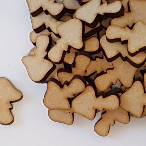 MDF Toadstool Mushroom A 2cm - 50 x Laser cut wooden shape