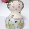 Figurative ceramic vase 