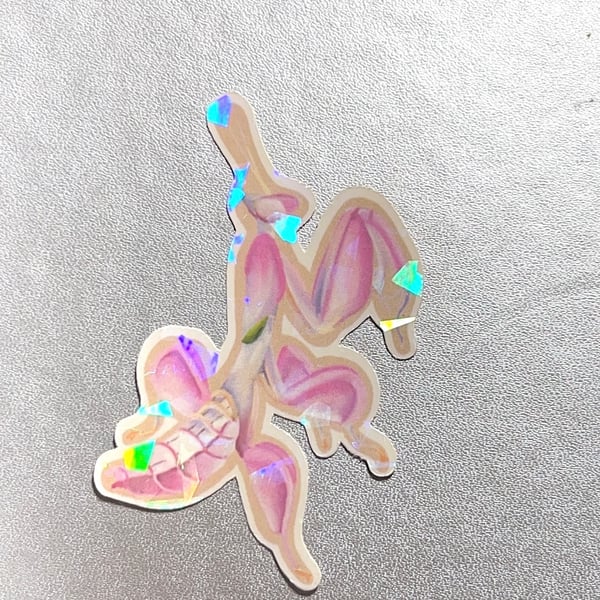 Holographic Mantis Sticker 