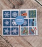 Christmas Set 3 Envelope Stickers Pack - 24 mini stickers - Image 2