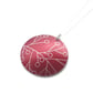 Red berries disc pendant necklace  - Image 2