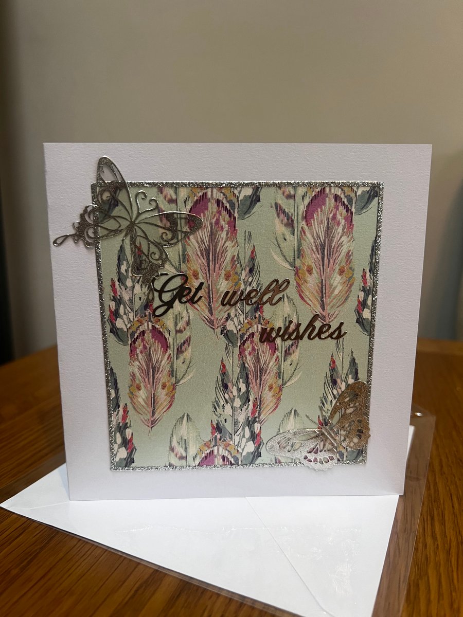 Handmade Get well soon card