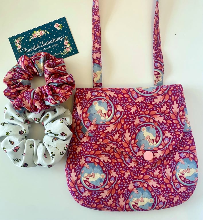 Childs Bag & matching Scrunchie Set