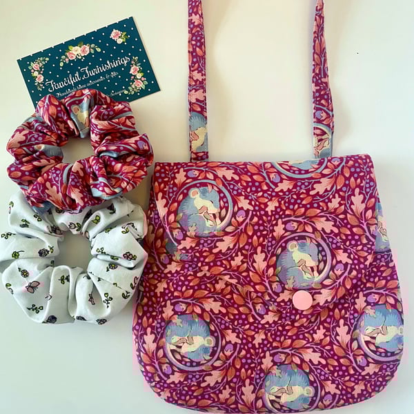 Childs Bag & matching Scrunchie Set