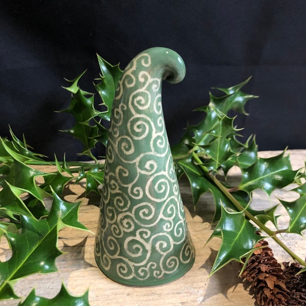 Sgraffito swirl tree 2