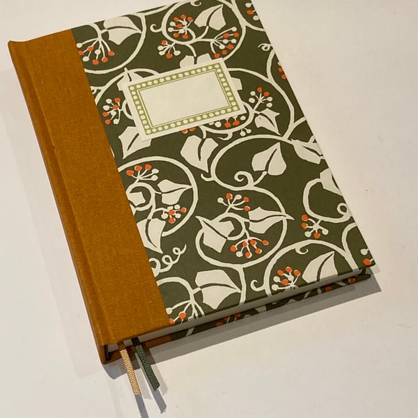 A5 Hand Bound Lined Journal
