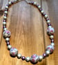 Cloth bead necklace - Image 3