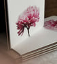 Pink Chrysanthemum Greetings Card and wooden ornament wedding flowers (QM3342) - Image 5