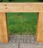 Square box style fire surround hand made rustic bespoke made to order - Image 2
