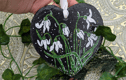 Christmas Slate Heart Decorations 