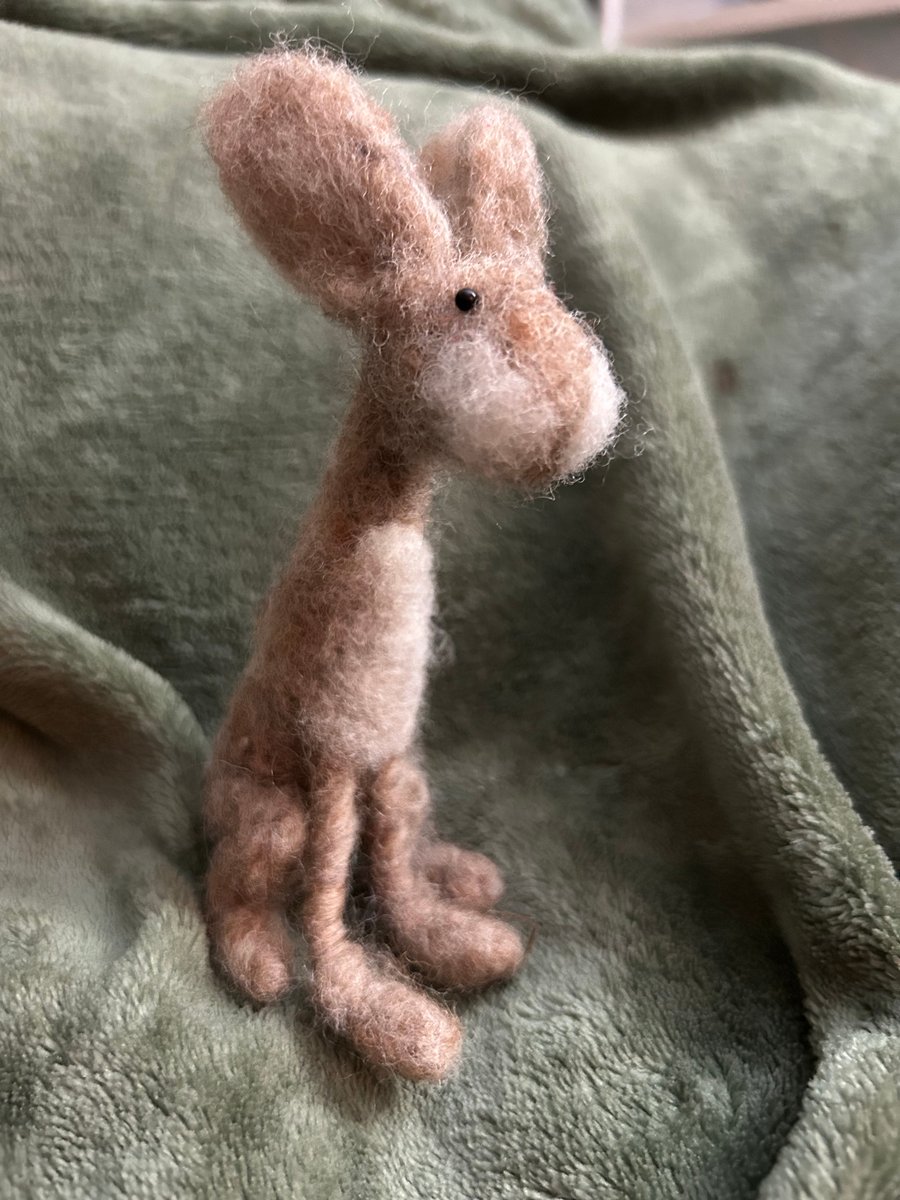 Needle felted March Hare