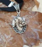 Dracula Book Origami Rose Choker: Gothic Victorian Necklace, recycled paper