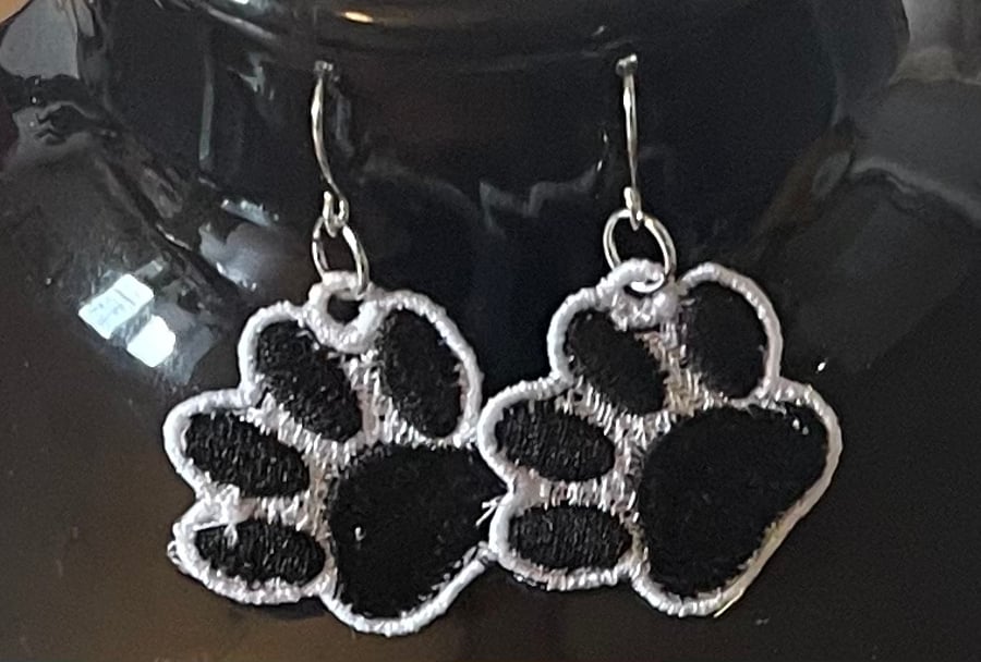 Handmade Free Standing Lace Earrings