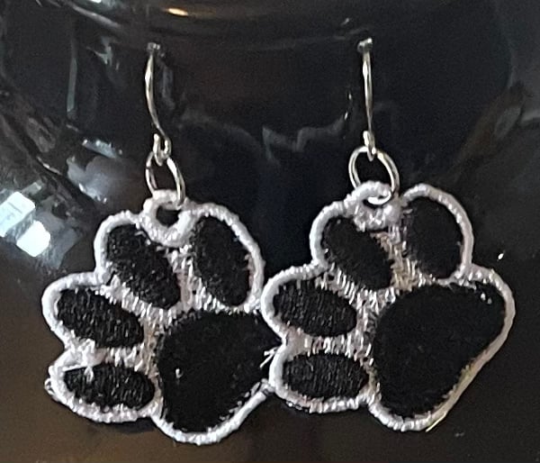 Handmade Free Standing Lace Earrings