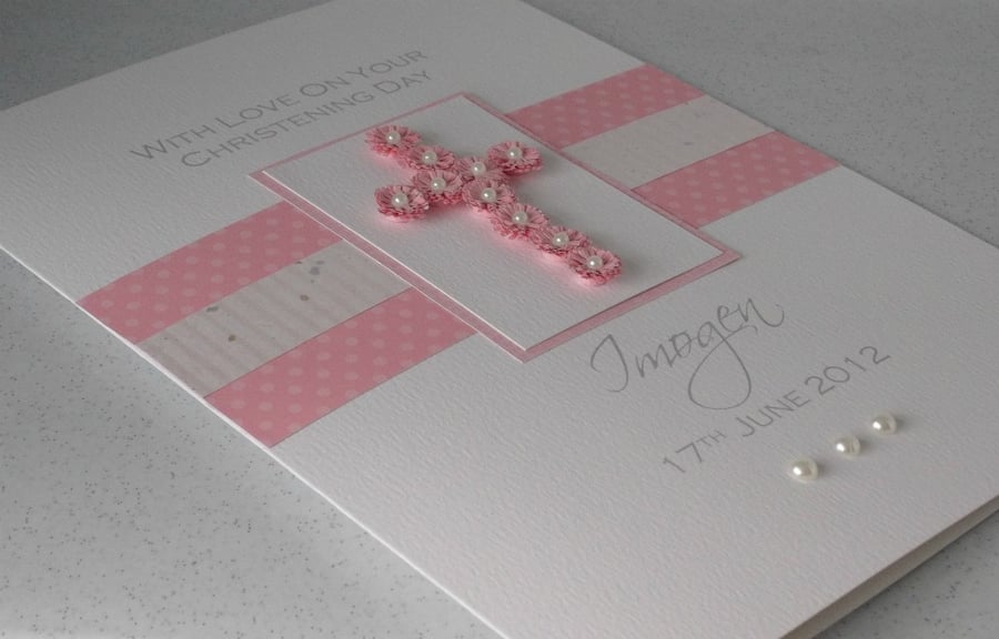 Christening card