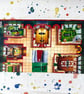 Cluedo Game Board Cut for Coasters - No Varnish or Backing - Super Seconds - Image 1