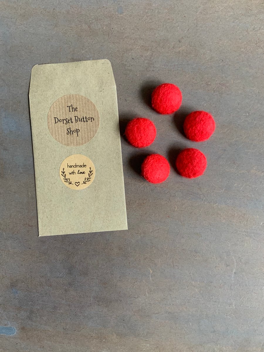 Felt Covered Buttons