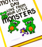 Mother's Day Card From Your Little Monsters For Mummy, Gran, Nanny  - Image 9