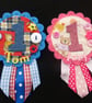 Birthday badge-Rosette - Smaller - First Biirthday - Image 2