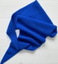 Lambswool neckerchief - blue - Image 3