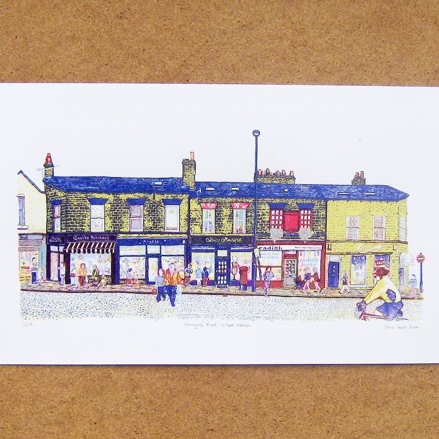 Harrogate Road-Chapel Allerton - Screenprint