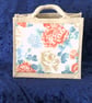 Small Jute Bag with Fabric Pocket - Image 1