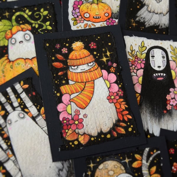 ghostober ghost - day 24 - creepy cute cosy