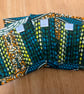 Jelly Roll Coasters - African Print - Image 3