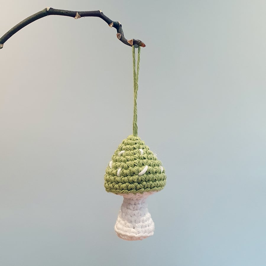 Green Toadstool Bauble