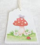 Toadstool Gift Tags - set of 4 tags - Image 4