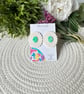 Statement Deco Flower Studs - Image 5