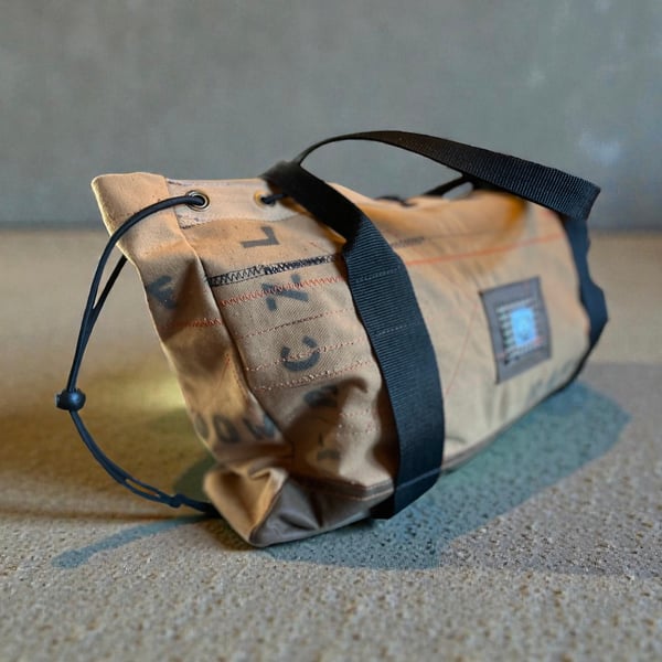 Overnight bag And toiletry's bag, made from Parachute stowage case