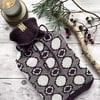 Hot water bottle cover standard recycled yarn sustainable gifts Christmas gift 