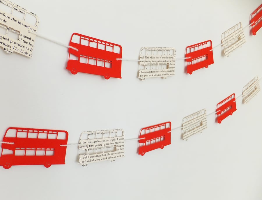 London Bus Bunting