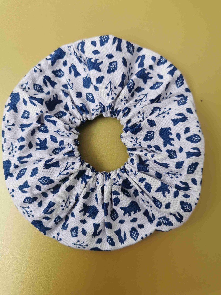 Foxes and Bears Scrunchie