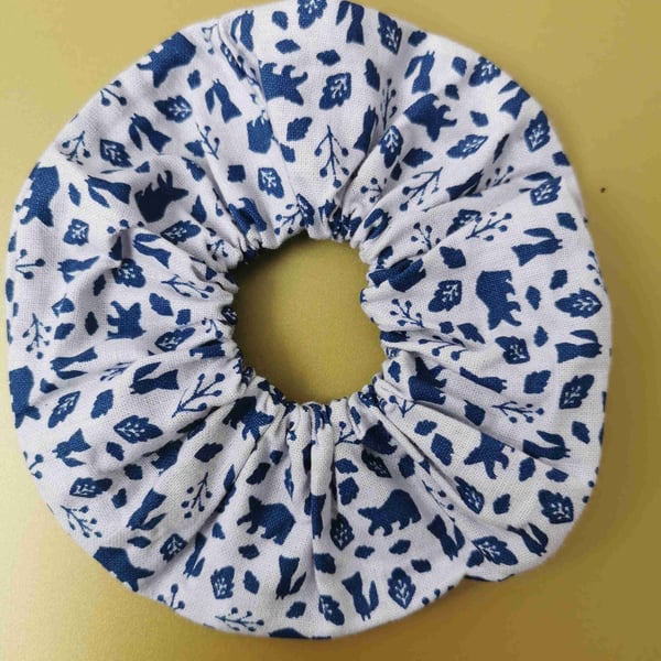 Foxes and Bears Scrunchie
