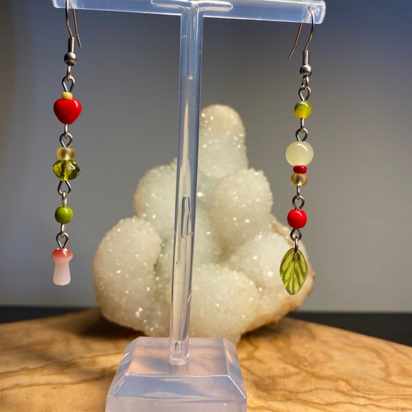 Callie - Mismatch Forest Earrings 