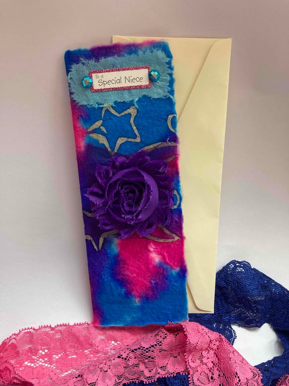 An original Special niece card