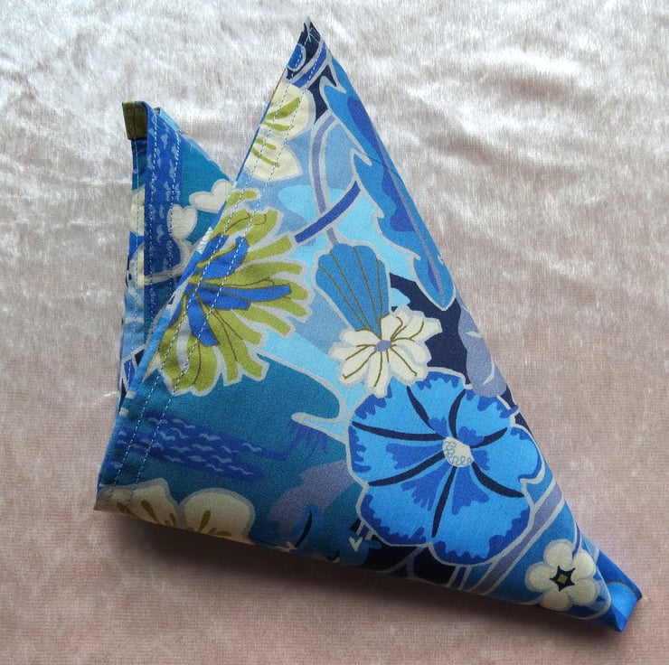 Liberty Lawn handkerchief. Cotton handkerchief.... Folksy