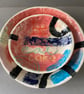 Multicoloured floral Pie & Cake ceramic plates.  - Image 2