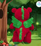 Crochet red dragon soft toy. Dragon plushie. Dragon toy. UKCA tested. - Image 10