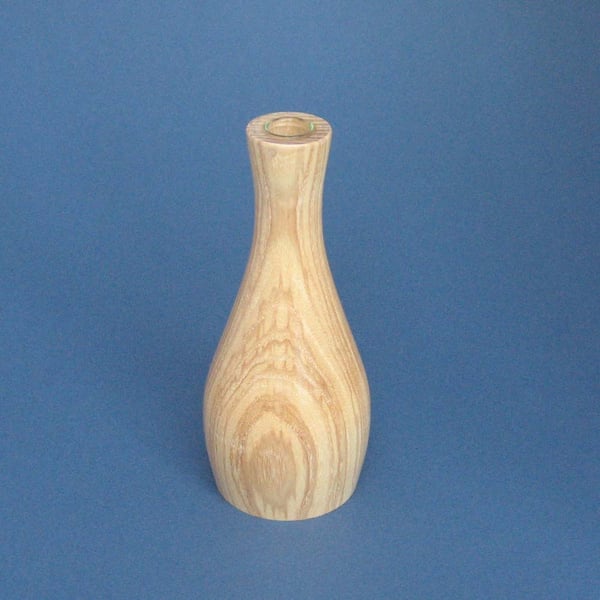A bottle kiln bud vase