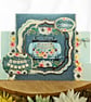 Wedding Day Handmade Keepsake Stepper Card "And They Lived Happy Ever After" - Image 1